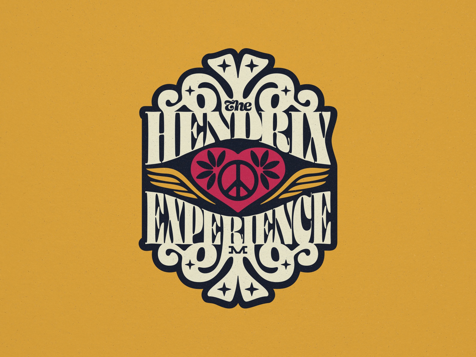 The Hendrix Experience 1960s music guitar fort lauderdale miami badge.jpg