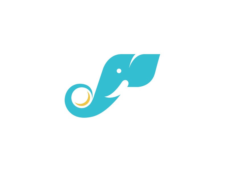 Elephant v2 elephant logo animal.png