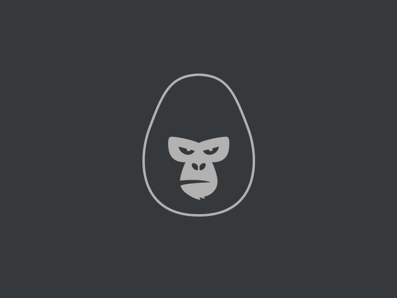 Gorilla logo mark animal ape monkey gorilla.png