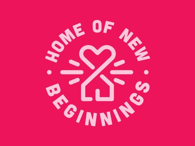 Home of new beginnings badge circle logo shelter symbol icon logo begi.webp