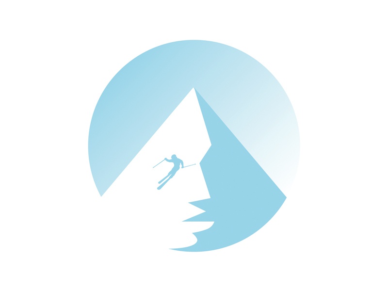 Facehill identity shape silhouette illustration head snow winter ski s.jpg