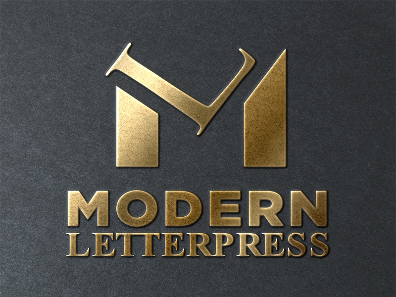 Modern Letterpress monogram project printing press antique monogram in.jpg