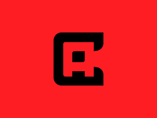 CA c a ca letters negative space red logo c logo a icon a logo c icon.png