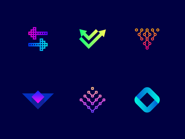 Crypto Logo Proposals modern colorful logos colorful gradient smart lo.png