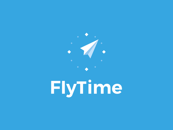 FlyTime Logo Project smart logos blue logo designer icon design logo i.png