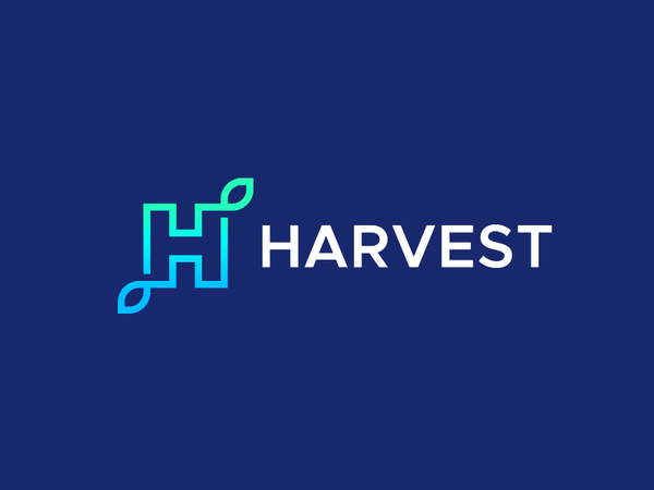 Harvest - Full Logo harvest gradient h letter h bright logo design log.png