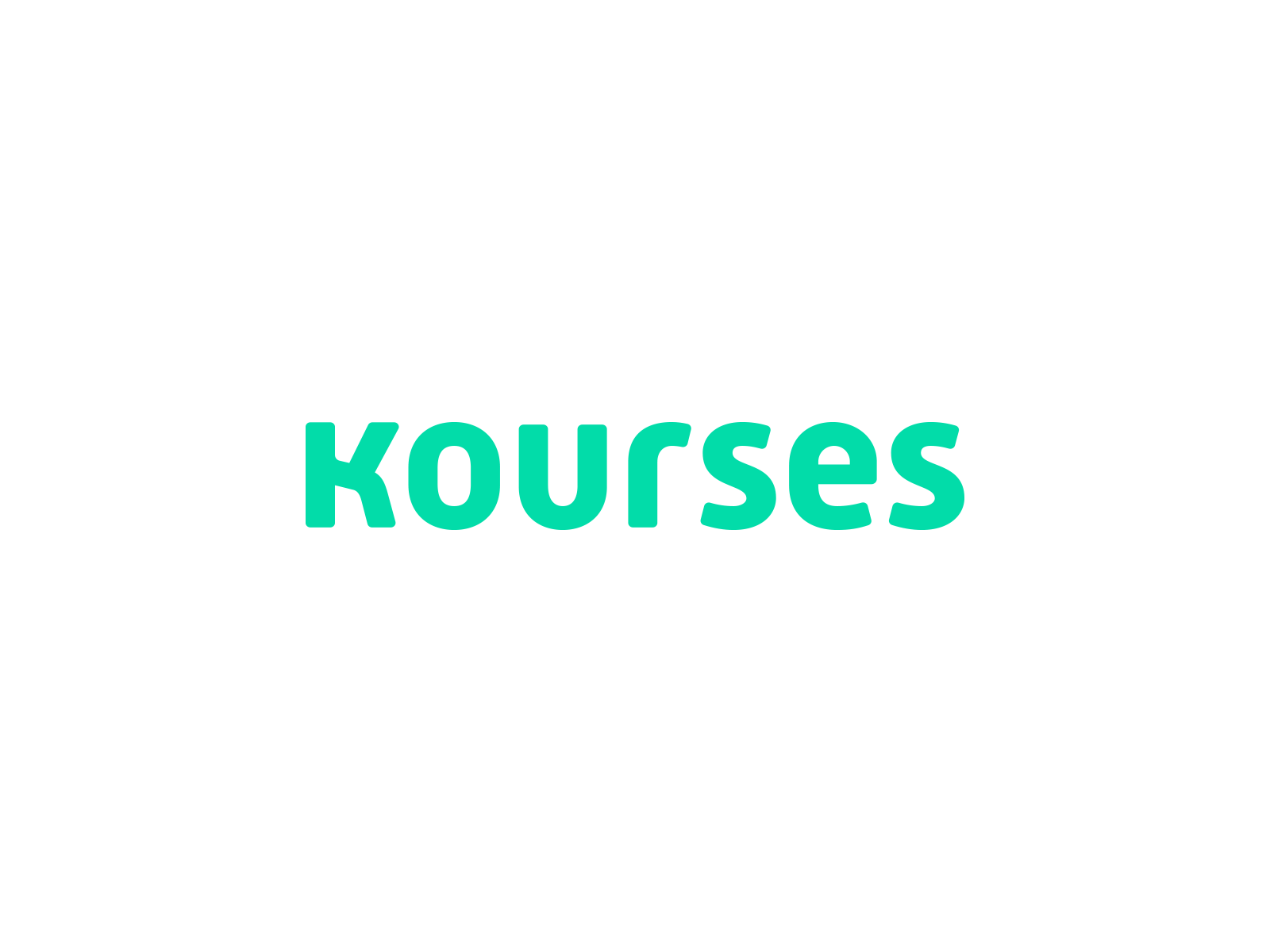 Kourses wordmark brand design smart by design branding studio typogaph.png