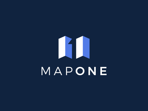 MapOne Logo Project creative logotype blue icon logo logo designer sma.png