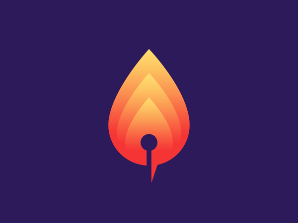 Match Light v2 match light flame colorful logo icon design identity cr.png