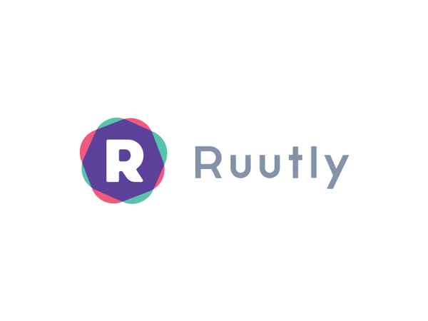 R Logo brand logo project logo design purple pink green layers r icon.png