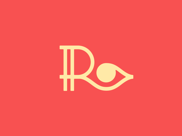 R+Eye red logo r icon logo design logo eyes eye r smart logos.png
