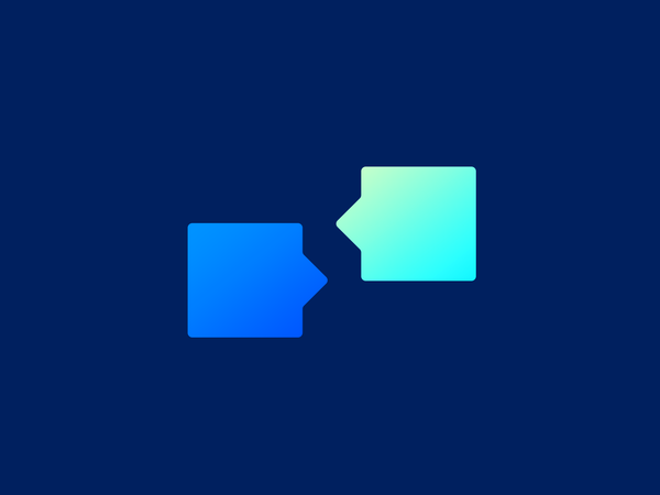 S + Chat icon logo icon blue simple get logo logo designer bright logo.png