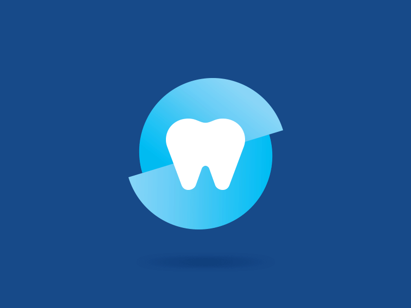 S-Dentist dentist logo dental clinic dental spinning animation logo de.gif