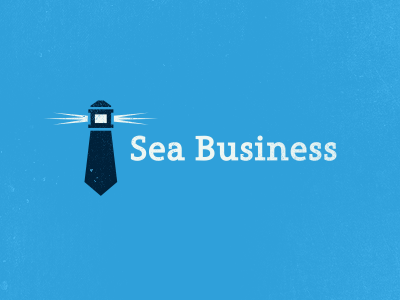 Sea business logo leo all4leo sea business blue water tie lighthouse l.png