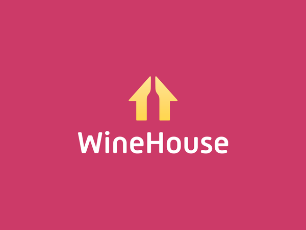 WineHouse Logo Project wine logo winery golden logo gold pink logo des.png