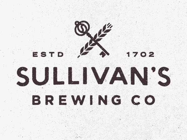 Brewery Logo vintage wheat ale beer key badge design illustration iden.png