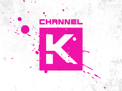 Channel K logo logo type splatter magenta k letter pink ink texture mu.png