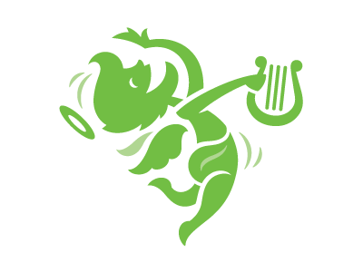 Foundation logo concept angel laugh laughing giggling fun whimsical ha.png