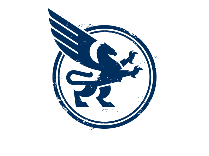 Gryphon Logo vector character identity icon branding design lion wings.png