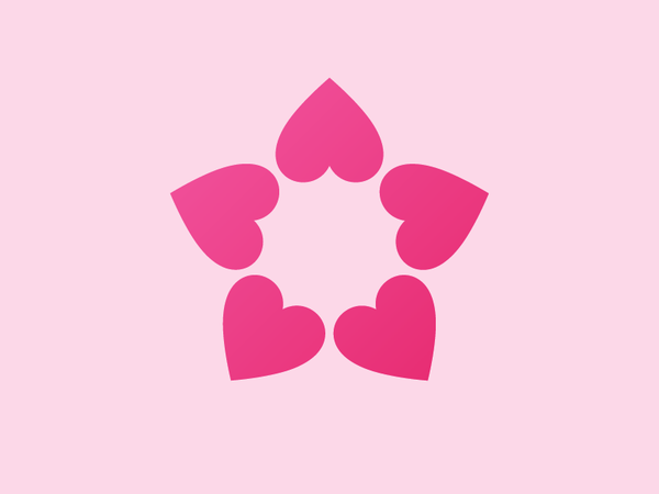 Happy Valentines Day! vector star pink foundation healthcare health su.png