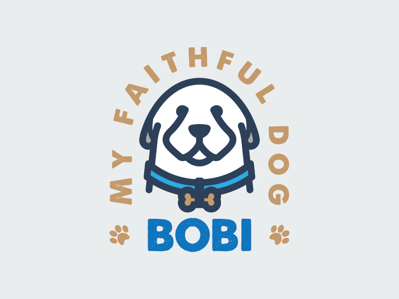 BOBI design faithful best friend fun illustration face dog boby.png