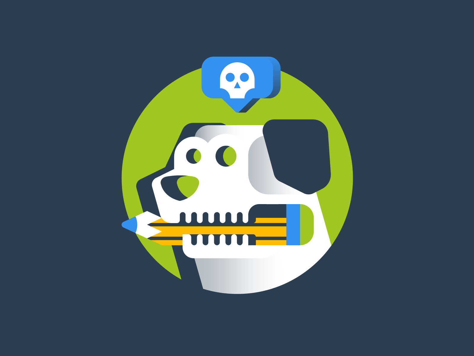 Bobi scared  horror skull halloween illustration face dog design boby.png