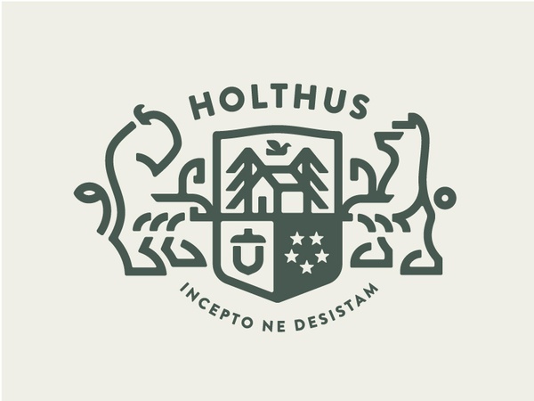 Family Crest woods cabin crest family bird bear buffalo bison.jpg