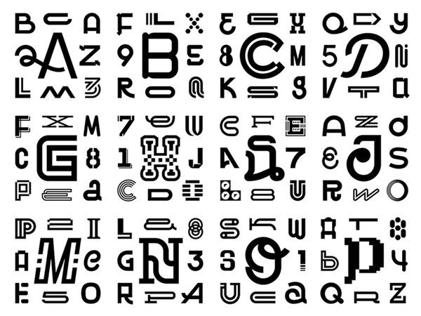 36 Days of Type - Third Edition custom typographic font instagram type.png