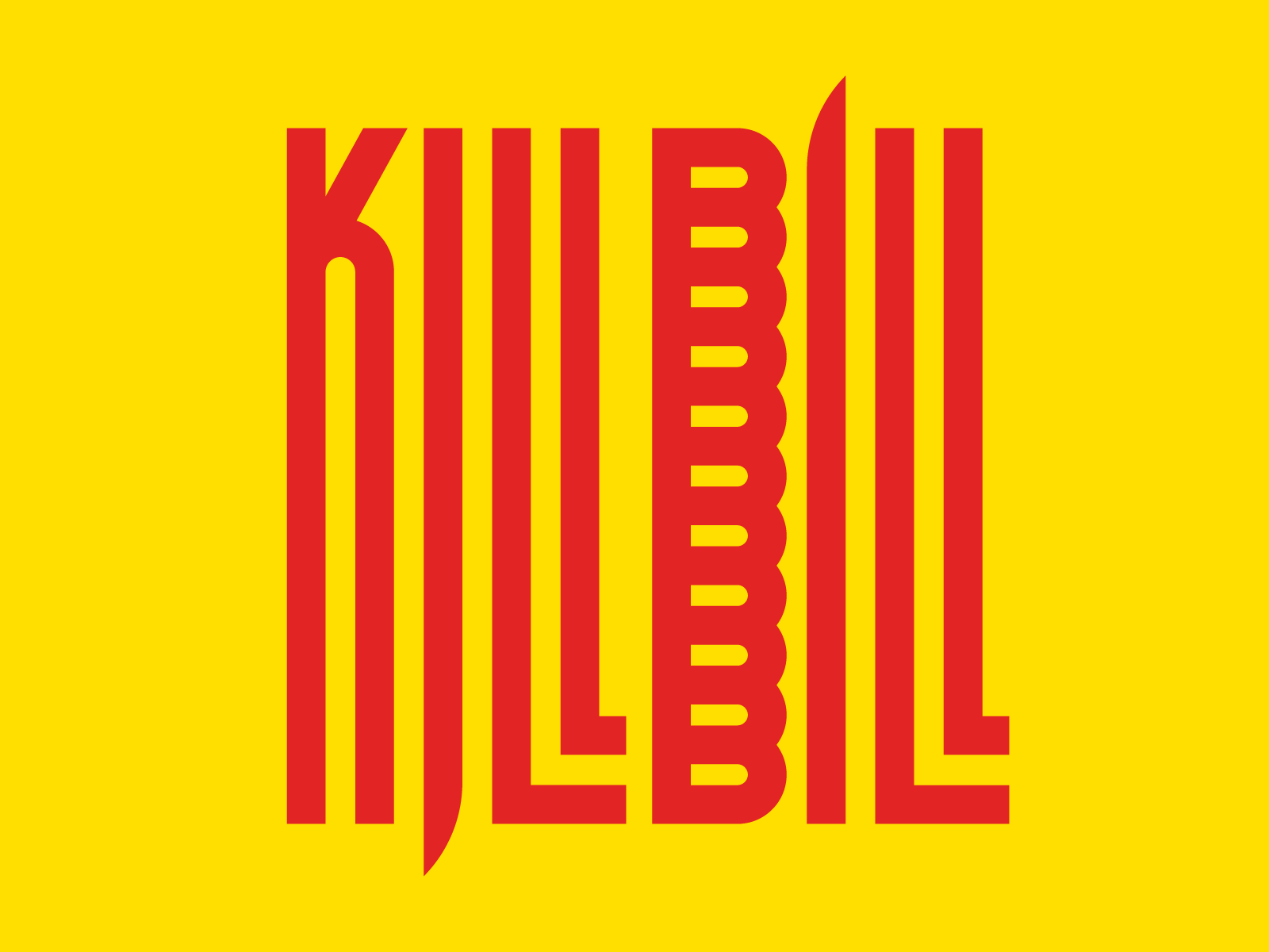Kill Bill illustration letters instagram lettering typedesign design f.png