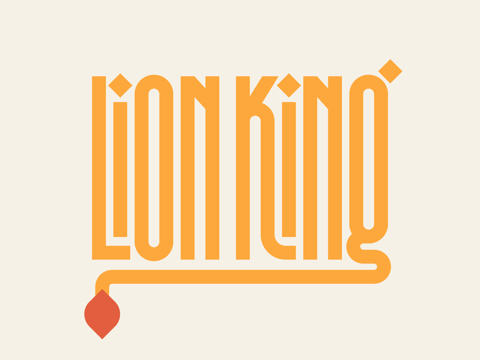 Lion King graphic design letters instagram lettering typedesign design.png