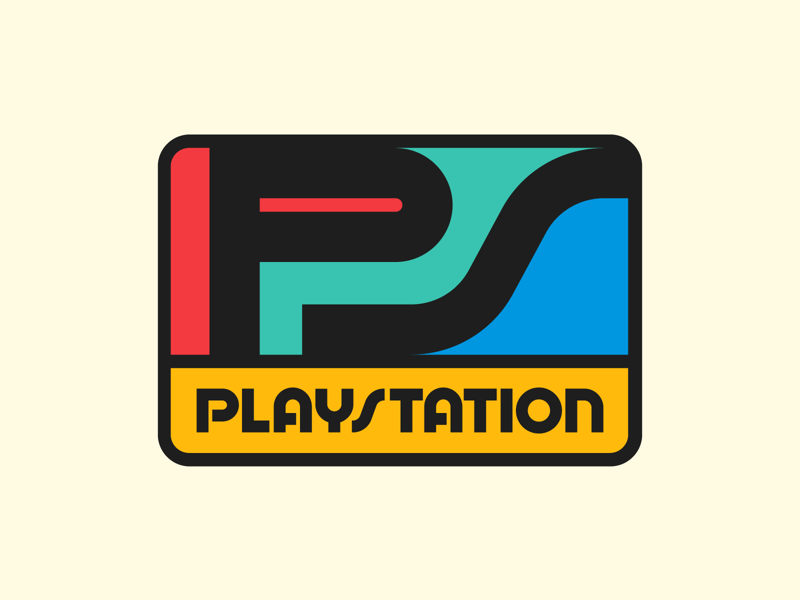PlayStation badge graphic design letters instagram lettering typedesig.png