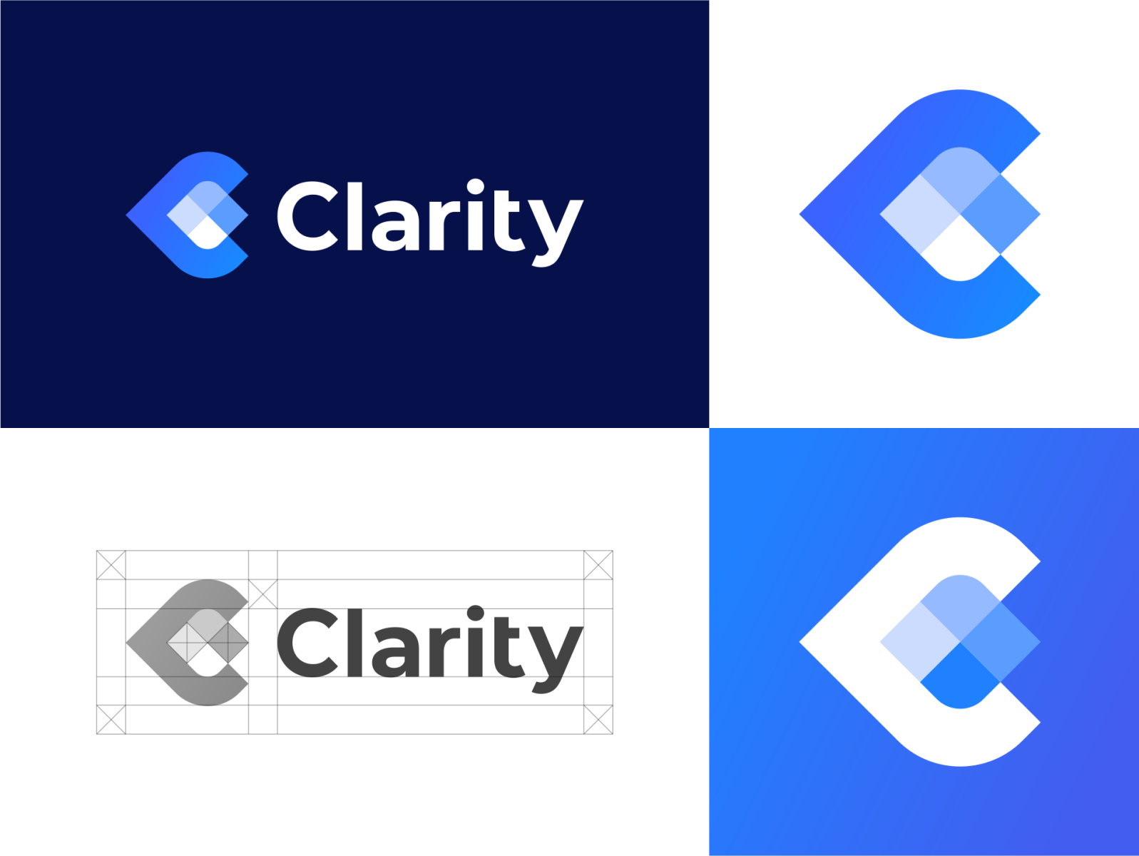 Clarity logo  Eye care  Eyewear pupil logotype simple clean color desi.png