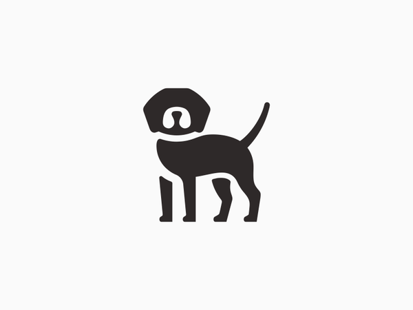 Dog dog minimalism logotype logo illustration identity icon geometry b.png