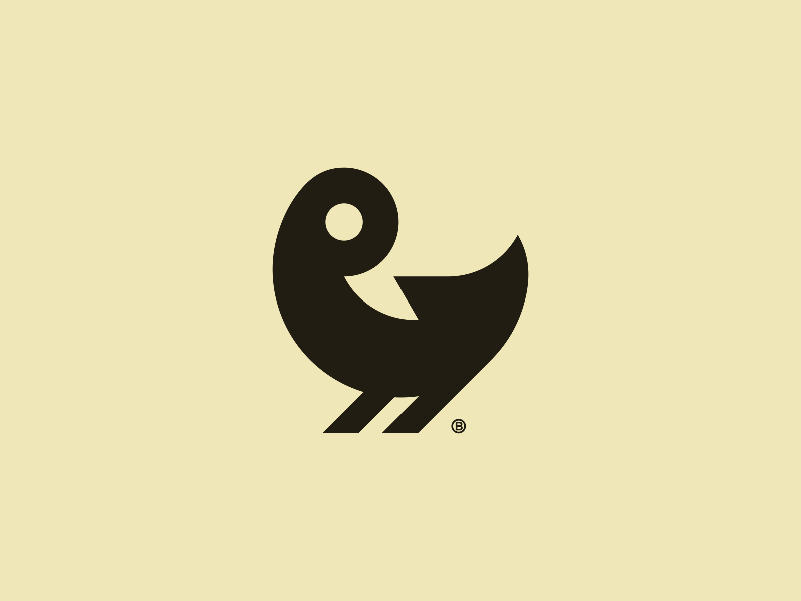Duckling mark minimal minimalism geometry negative bird duck line anim.png