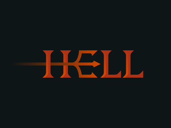 Hell triadent hell lines simple brand identity symbol mark logo.png