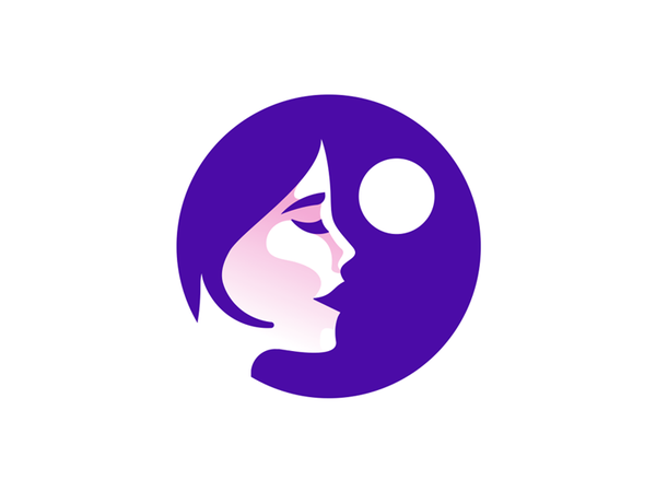 Luna  Girl  Moon vector branding design clever simple identity brand s.png