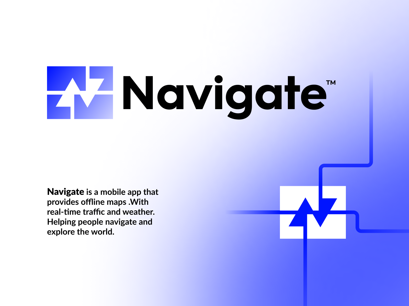 Navigate Logo Design app guide direction arrows map initial letter n n.png