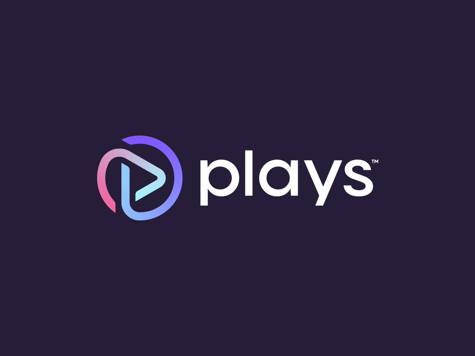 Plays Logo Design radio streaming movie music play play button letter.png