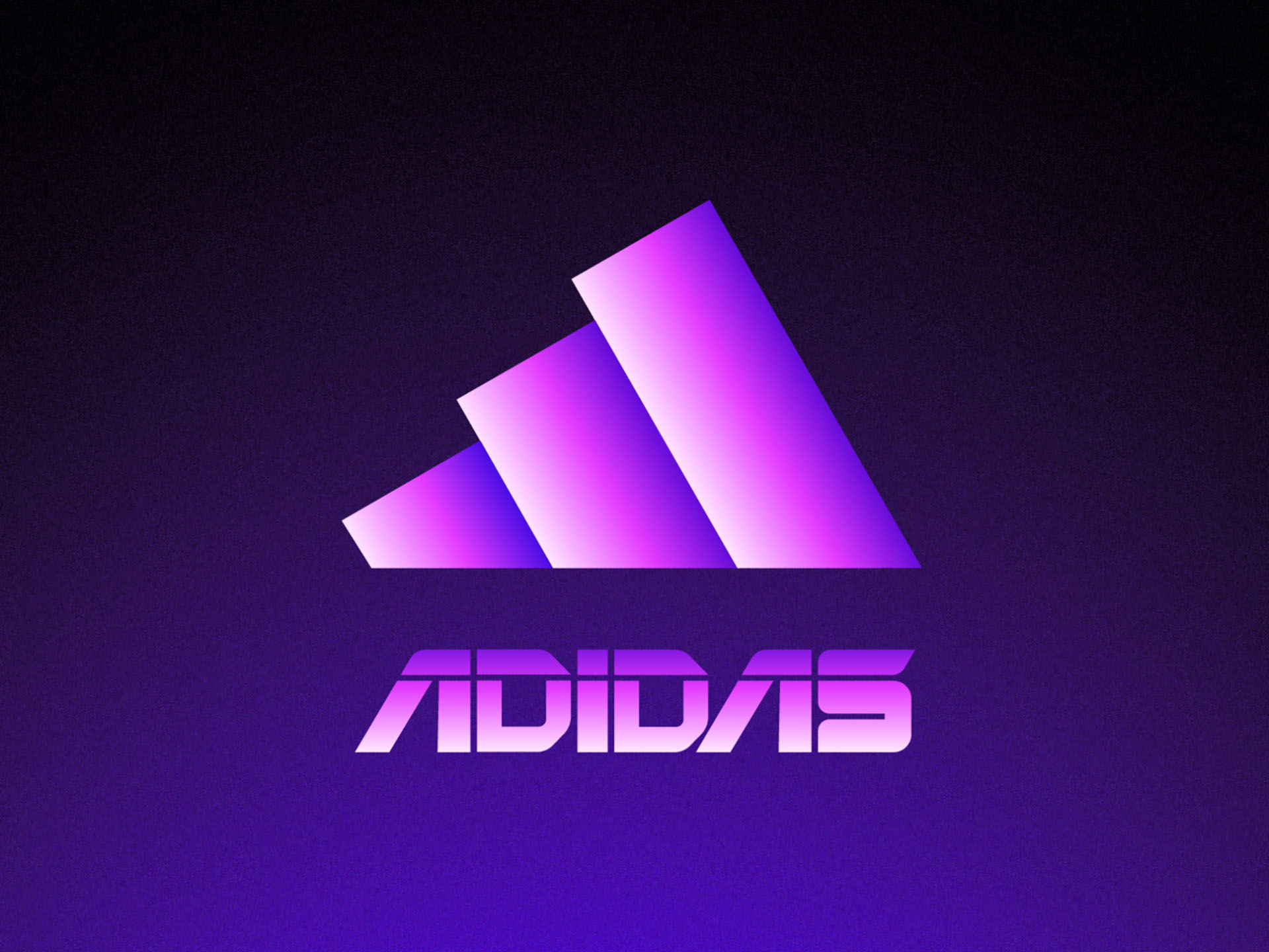 Futuristic Logos 1 — ADIDAS gradient athletic sportswear sport redesig.jpg