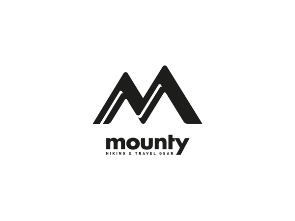 Mounty Logo Design travel logo mountains logo letter m adventure trave.png