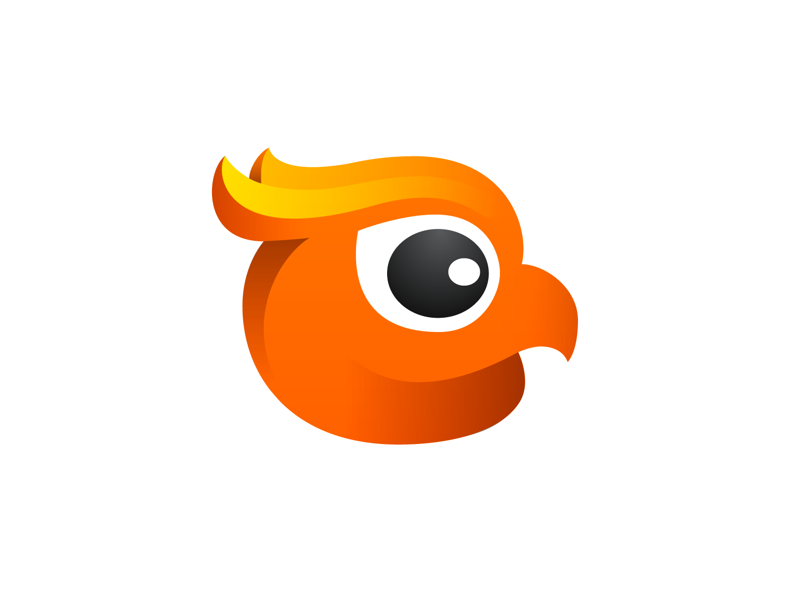 Owl Logo Design Unused nature cute eye macos mac software app wisdom w.png
