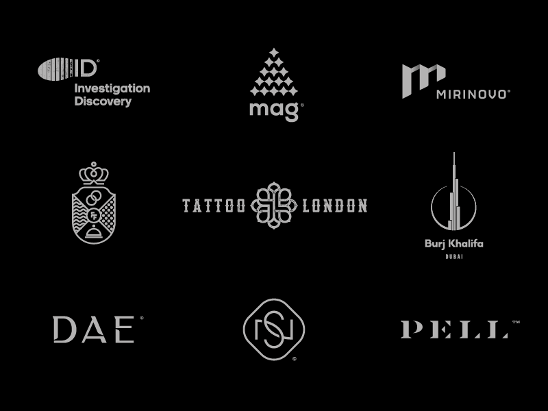9 Logos  Marks  part I logotype type typoraphy behance studio logofoli.png