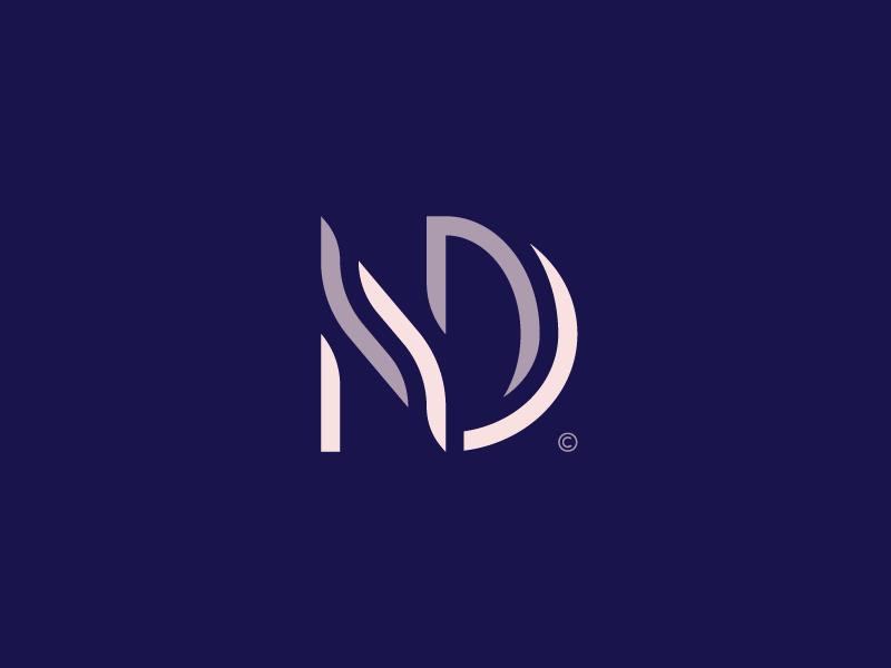 NOVA DAMA©  Permanent Cosmetics modern elegant monogram beauty cosmeti.png