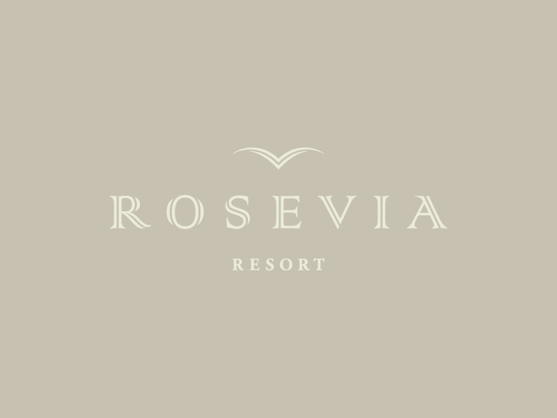 ROSEVIA Resort  logo design ✏ type logotype rosevia resort typography.png