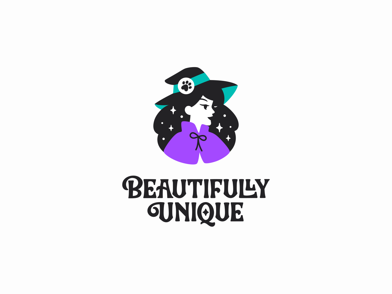Beautifully Unique magic witch funy illustration vector branding desig.png