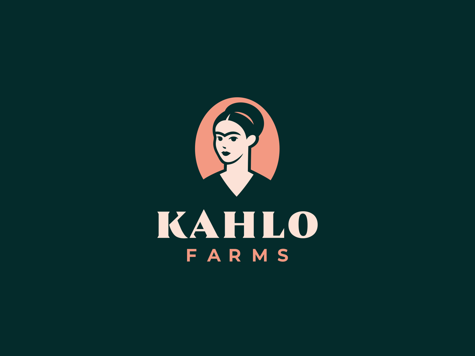 Kahlo Farms cosmetic flower logo fridakahlo rose pattern logotype vect.png