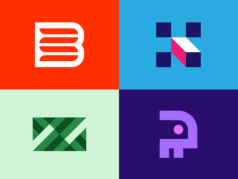 B→K→R→Z monogram logo logo design logos logo.png