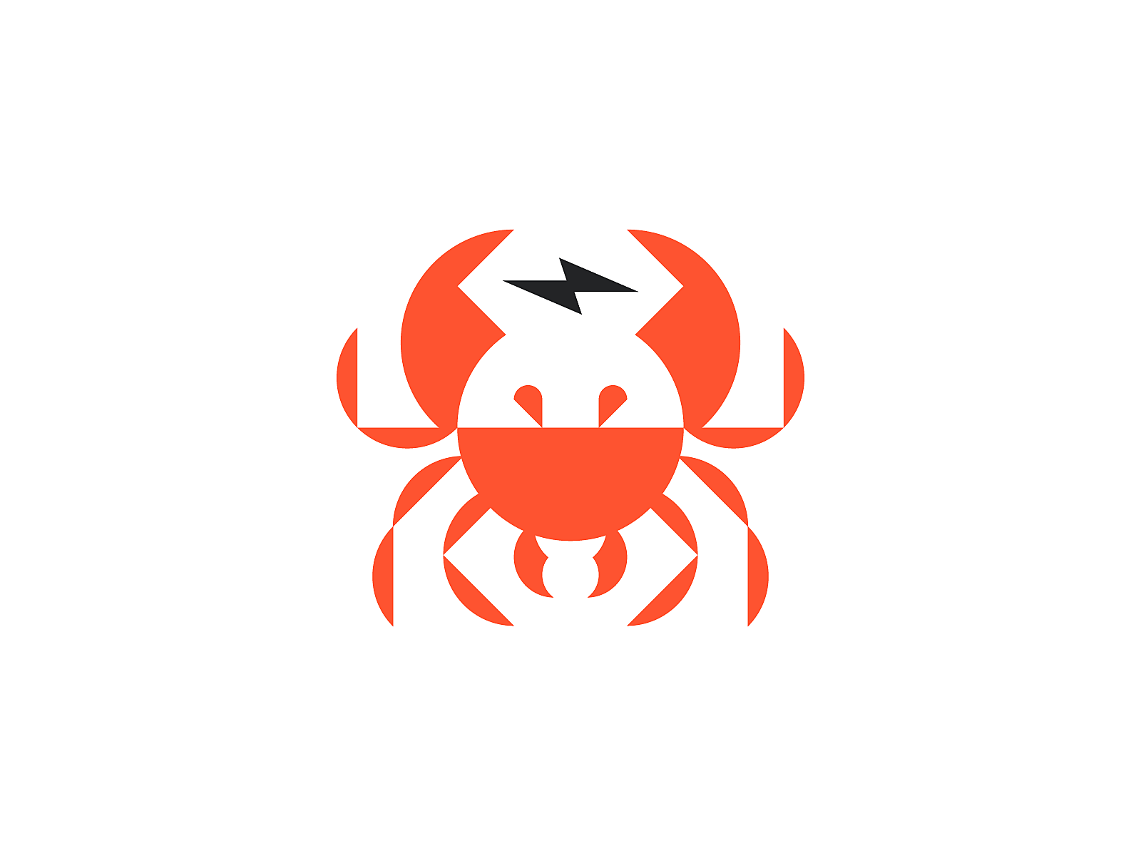 Crabz branding bolt geometric icon illustration crab.png