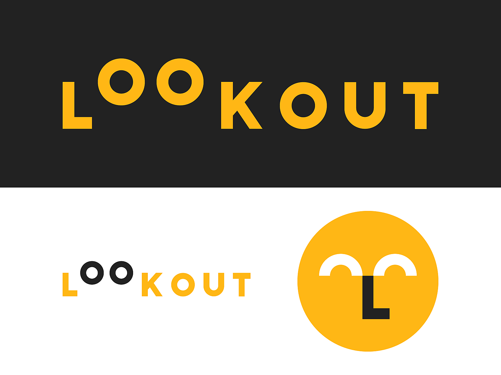 eyes brand identity branding yellow lettering custom type grid illust.png