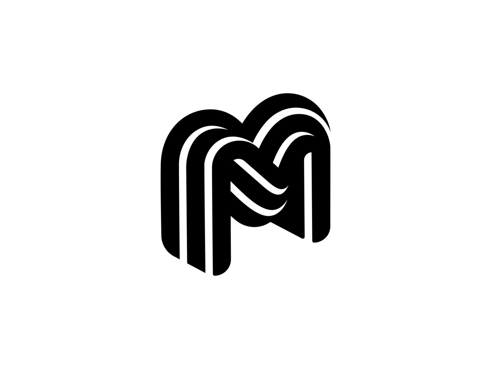 M typography design logo mark monogram branding logotype minimal flexi.jpg